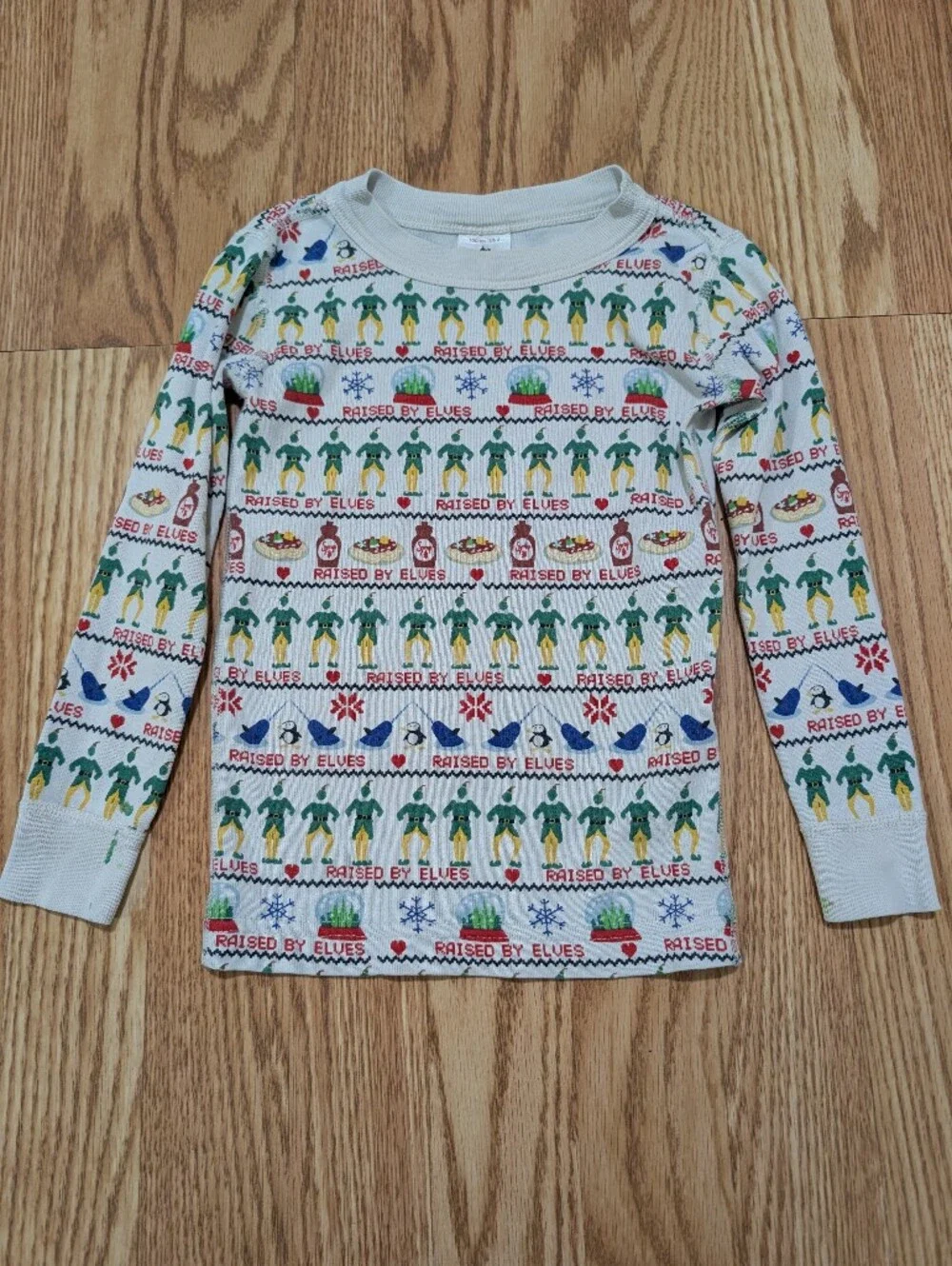 Hanna Andersson Long Sleeve Holiday Elf Pajamas 100 4T Organic Cotton